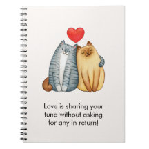 Cat Couple Liebt Niedlichen Funny Happy Valentine'