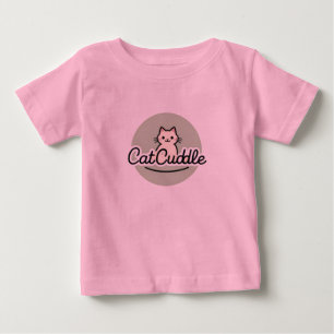 Cat Cuddle Niedlich Cartoon Kitty T - Shirt