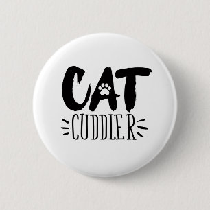 Cat Cuddler Happy Cuddler Ästhetische Katzen Bilde Button