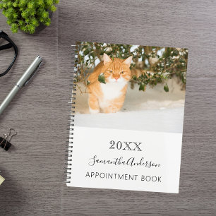 Cat custom Foto white black Planer