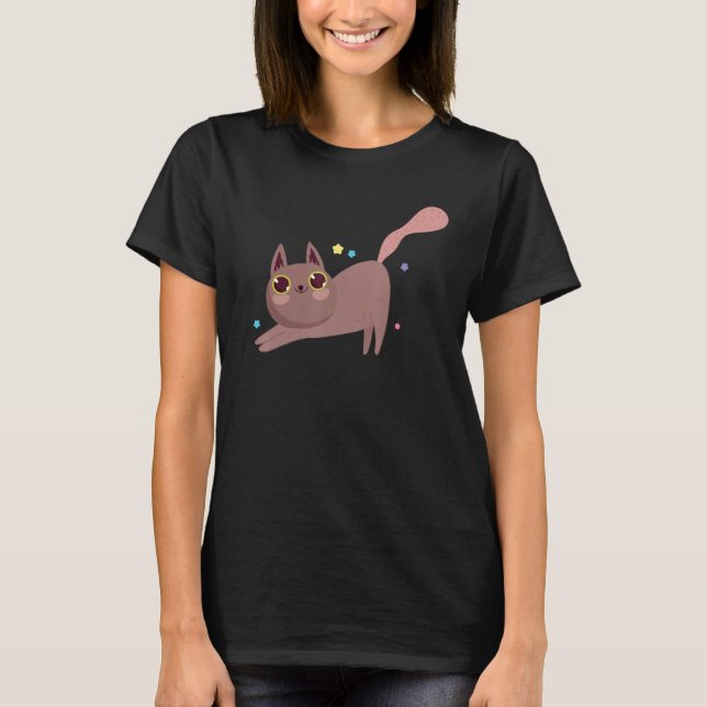 Cat Cute Kitten Cats Girls Boys Kids T-Shirt (Vorderseite)