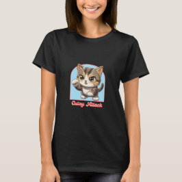 Cat Cuteack, lustige Katze T-Shirt