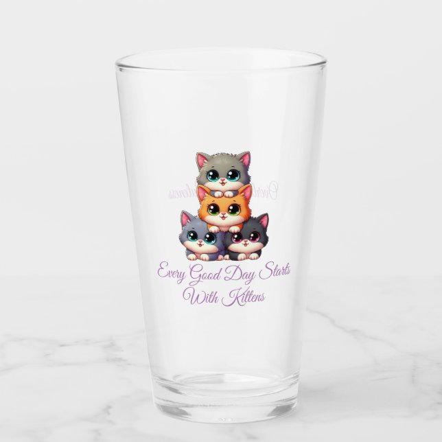 Cat Cutness Glas (Vorderseite)