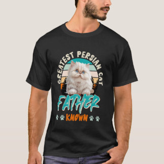 Cat Dad GRÖßTER PERSERKATZENVATER ALLER ZEITEN Lus T-Shirt