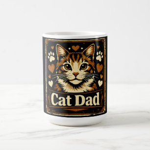 Cat Dad – Stolzer Vater mit Katzen Humor Liebe Kaffeetasse