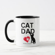 Cat Dad Tasse