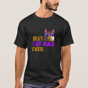 Cat Daddy Best Cat Vater Ever 2 T-Shirt
