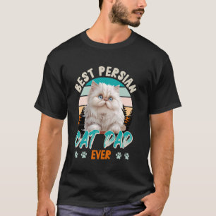 Cat Daddy BEST PERSIAN CAT-VATER JE Männer Vintag T-Shirt