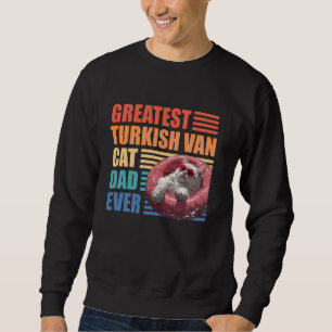 Cat Daddy BESTER TÜRKISCHER VAN CAT-VATER je Vinta Sweatshirt