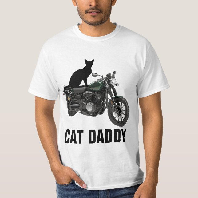 CAT DADDY BIKER T-Shirt (Vorderseite)
