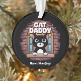 Cat Daddy Extraordinaire Der beste Katze-Vater all Ornament