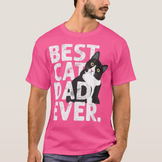 Cat Daddy Father Best Cat Vater Ever  T-Shirt