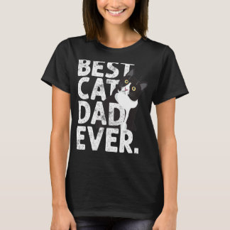 Cat Daddy Father Best Cat Vater Ever T-Shirt
