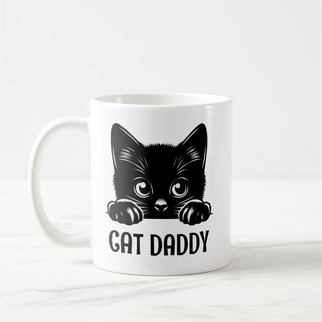 Cat Daddy | Perfekt für Cat Vater auf Cat Vater Kaffeetasse (Links)