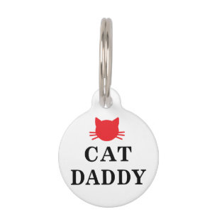 Cat Daddy Pet Tag Haustiermarke