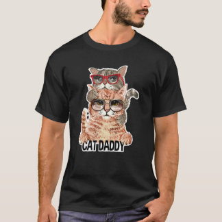 Cat Daddy Sungbriasses Best Cat Vater Ever Kitten  T-Shirt