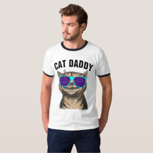 CAT-DADDY (Vater) lustige Cat-T - Shirt, (Happy Ha T-Shirt