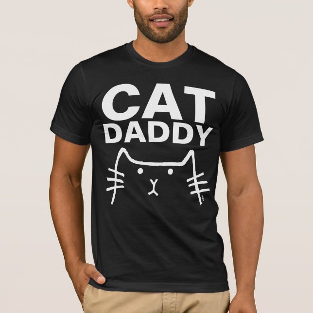 CAT DADDY VATER Mens T - Shirt (Vorderseite)