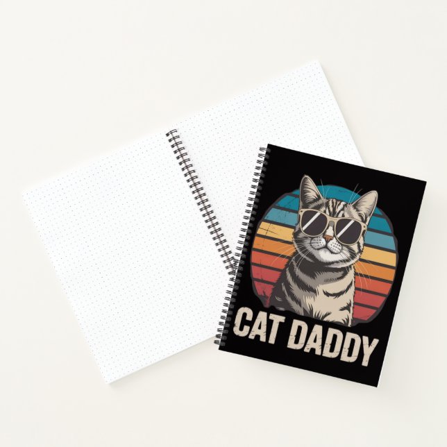 Cat Daddy Vatertag Notizbuch (Innenseite)