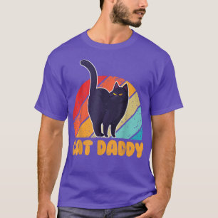 Cat Daddy Vintag Achtzig Style Cat Retro Geschenk T-Shirt