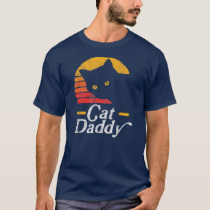 Cat Daddy Vintag Achtzig Style Cat Retro T-Shirt