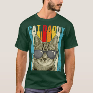 Cat Daddy Vintag Funny Cat Lover Niedliche Katze m T-Shirt