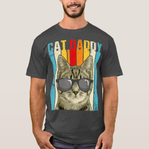 Cat Daddy Vintag Funny Cat Lover Niedliche Katze m T-Shirt