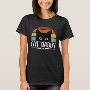 Cat Daddy Vintag Retro gestresste Achtzigerjahre S T-Shirt
