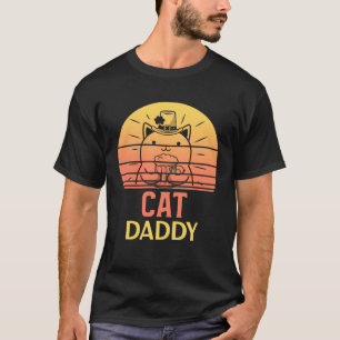 Cat Daddy Vintage 80er Style Herren Retro Distress T-Shirt