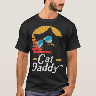 Cat Daddy Vintage 80er Style Katzen Retro Sonnenbr T-Shirt