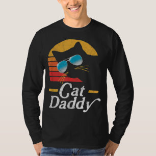 Cat Daddy Vintage 80er Style Katzen Retro Sonnenbr T-Shirt