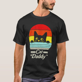 Cat Daddy Vintage 80er Style Katzen Retro Sonnenbr T-Shirt