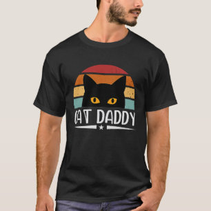 Cat Daddy Vintage Retro abgenutzt im Stil der Acht T-Shirt