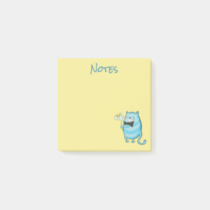 Cat & Daisy Post-It-Notes Post-it Klebezettel