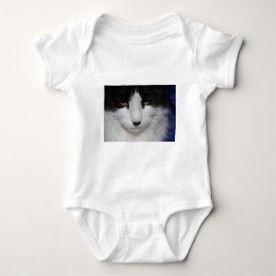 Cat Dark Eyes Baby Strampler