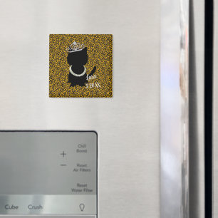 Cat Darling Tiara Party Magnet