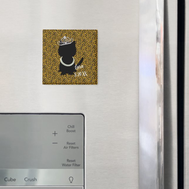Cat Darling Tiara Party Magnet (In Situ (Kühlschrank))
