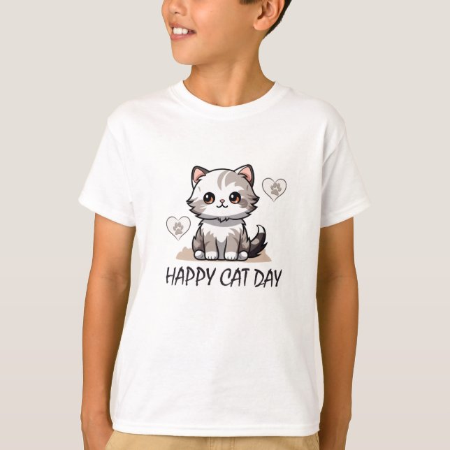 CAT DAY T-Shirt (Vorderseite)