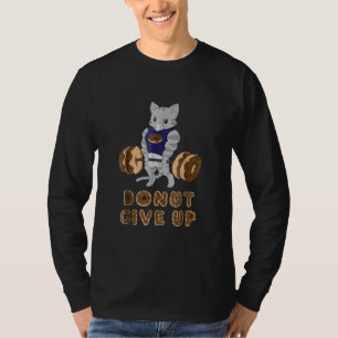 Cat Deadlift Power Hebe Donut Gym T-Shirt