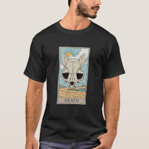 Cat Death Tarot Card für einen Tarot Card Reader T-Shirt