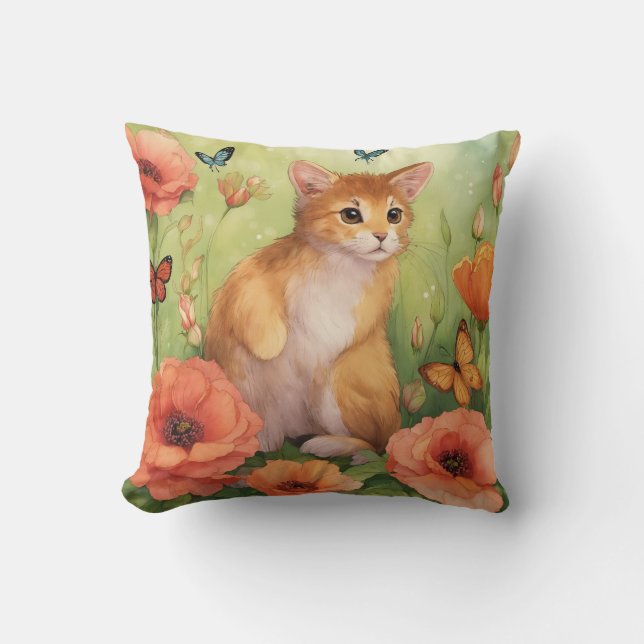 Cat Design Pillow Kissen (Vorderseite)