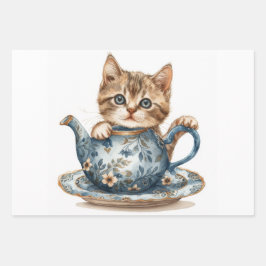 Cat Detail Geschenkpapier