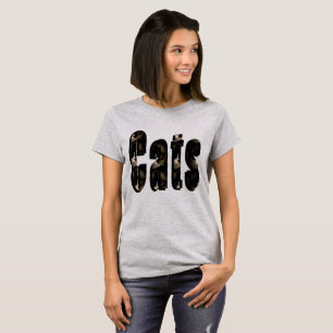 Cat Dimensional Logo aus Ragdoll Katzen, T-Shirt