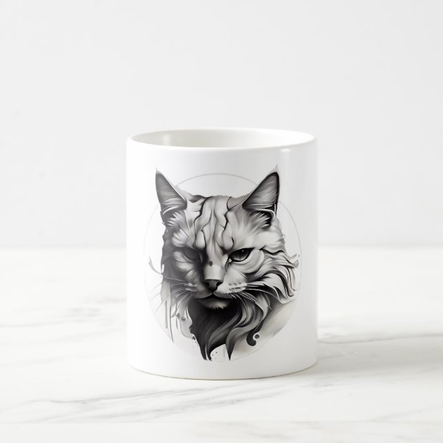 Cat & Dog Designer Kaffeetassen (Mittel)