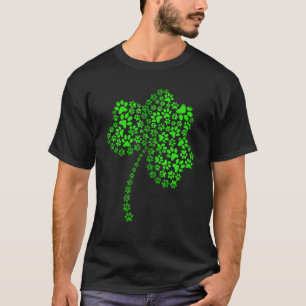 Cat Dog Paw Kleeblatt St Patrick's Day Paws T-Shirt