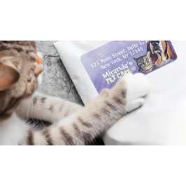 Cat & Dog Pet Care Pflege der Pflege und Pflege vo Adressaufkleber