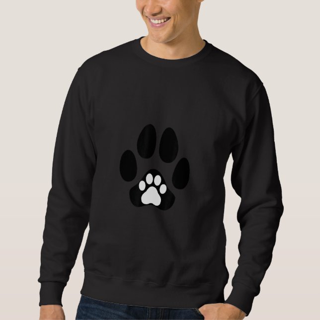 Cat Doppy Claws Niedlich Funny Sweatshirt (Vorderseite)