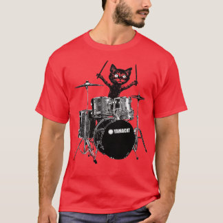 Cat Drummer T-Shirt