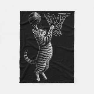 Cat Dunking - Sketll Spieler Fan Sketll Coach Männ Fleecedecke