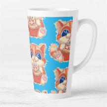 Cat Eating Pizza color